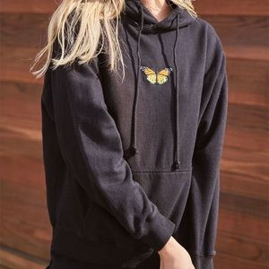 Black Brandy Melville butterfly hoodie!